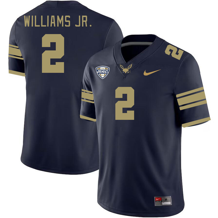 Men-Youth #2 Anthony Williams Jr. Akron Zips 2023 College Football Jerseys Stitched-Blue
